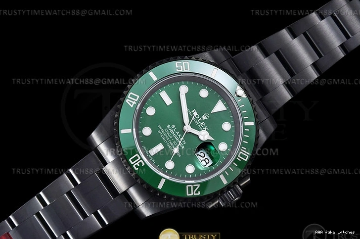 Aaa fake watches PVD SS 116610LV – Sub V2 V6F Blaken VS3135 ROLSUB0425A Black 1031